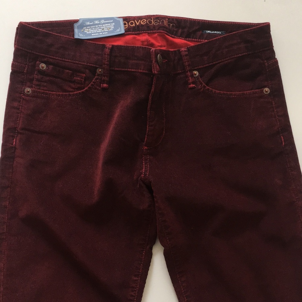 NWT Agave Denim Slim Cord Jean